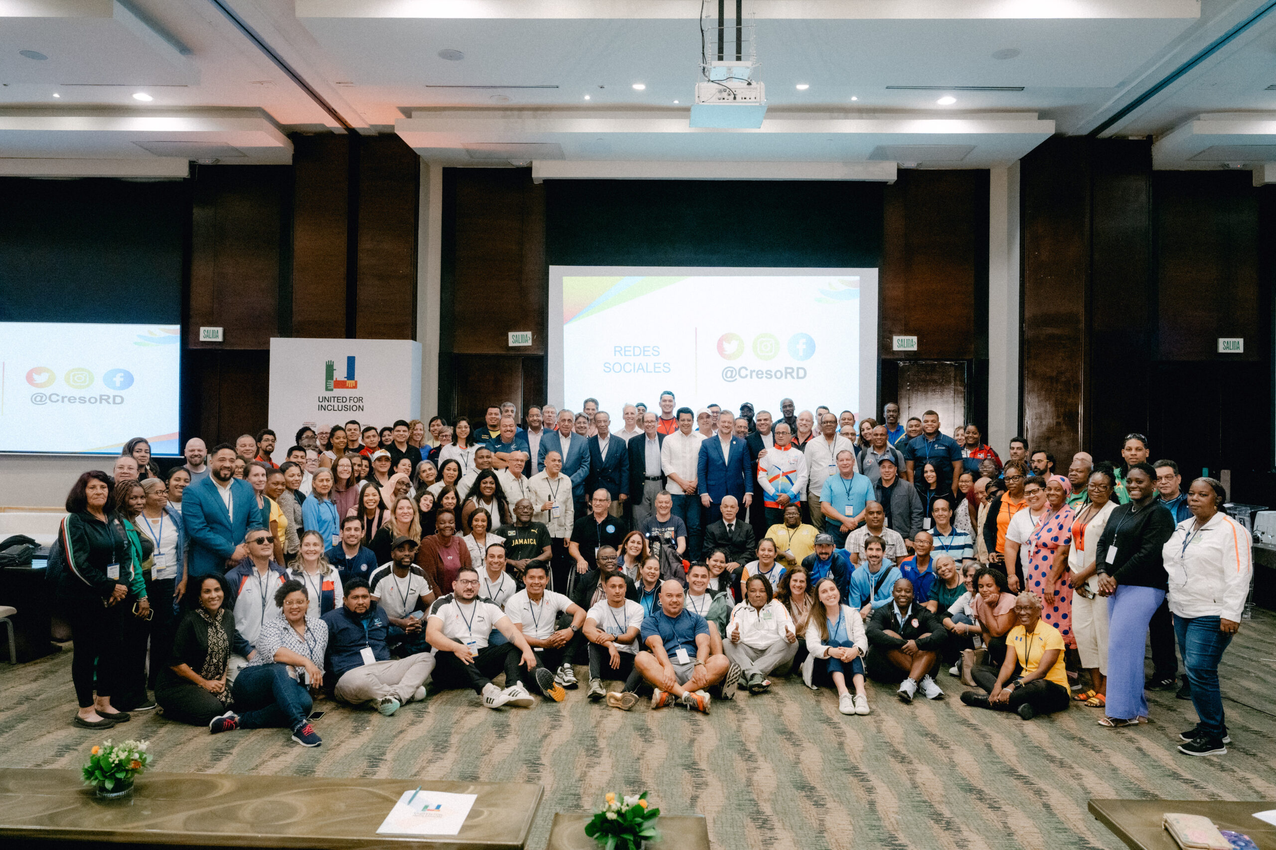 En la foto: los más de 150 acreditados en esta primera edición de United For Inclusion.