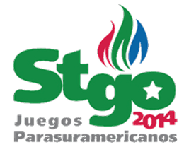 Logo de Santiago 2014 Juegos Parasuramericanos.