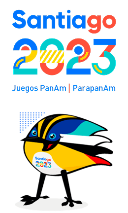 Logo y Mascota de Santiago 2023