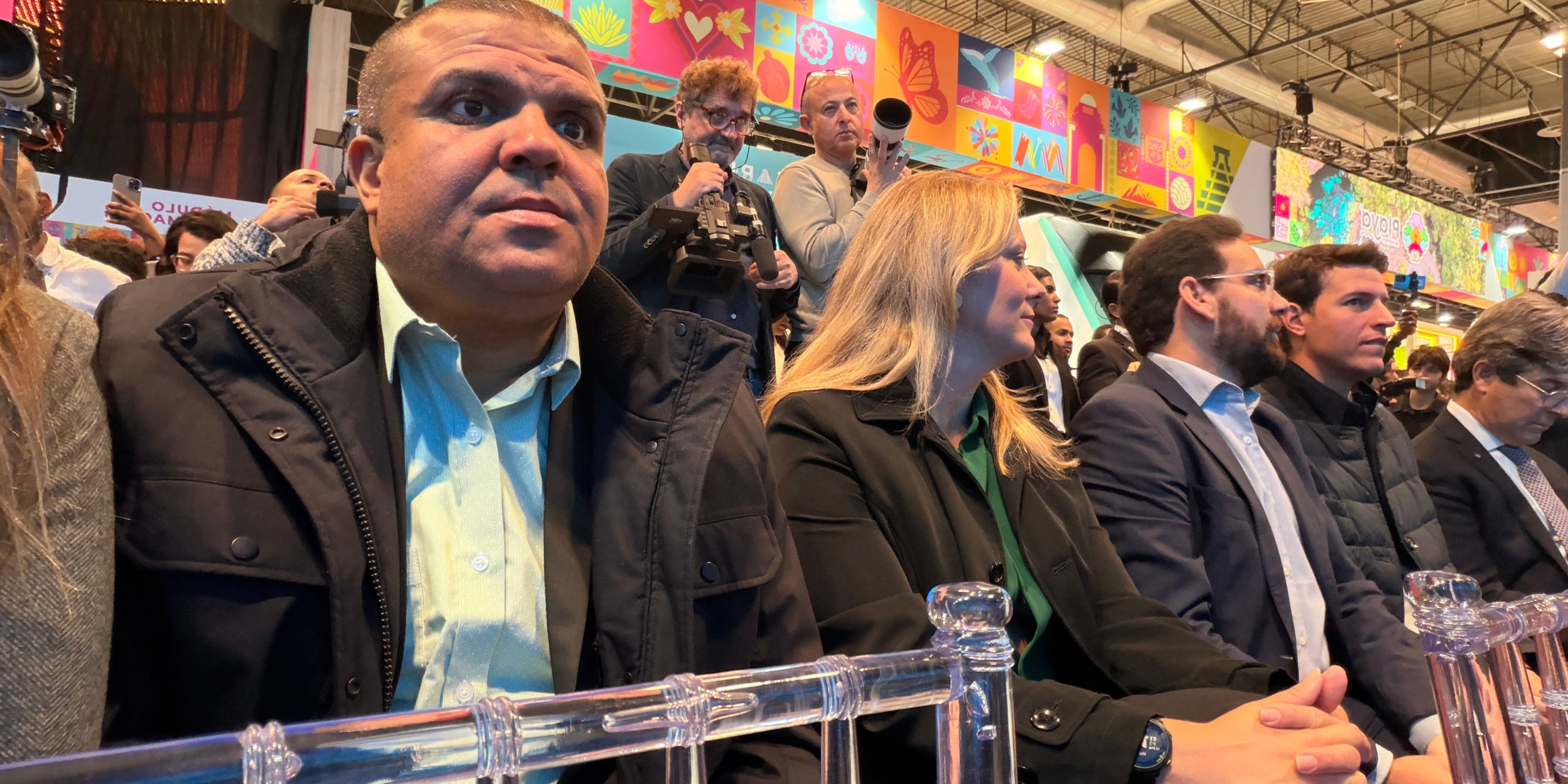 En la foto el Presidente AmPC y Michele Formonte.