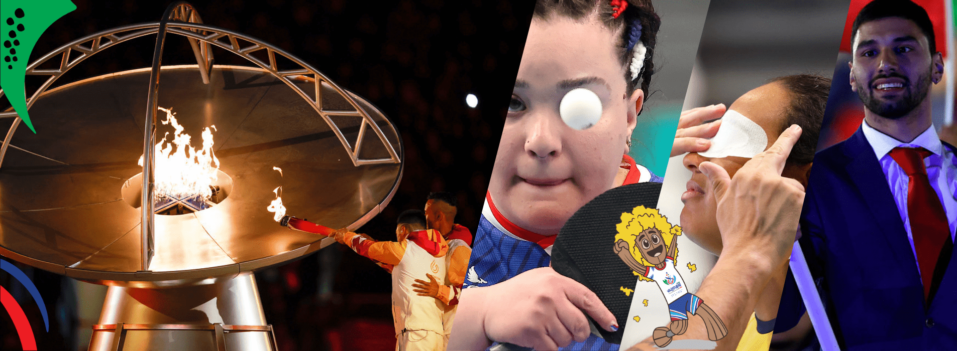 banner con fotos de deportes.