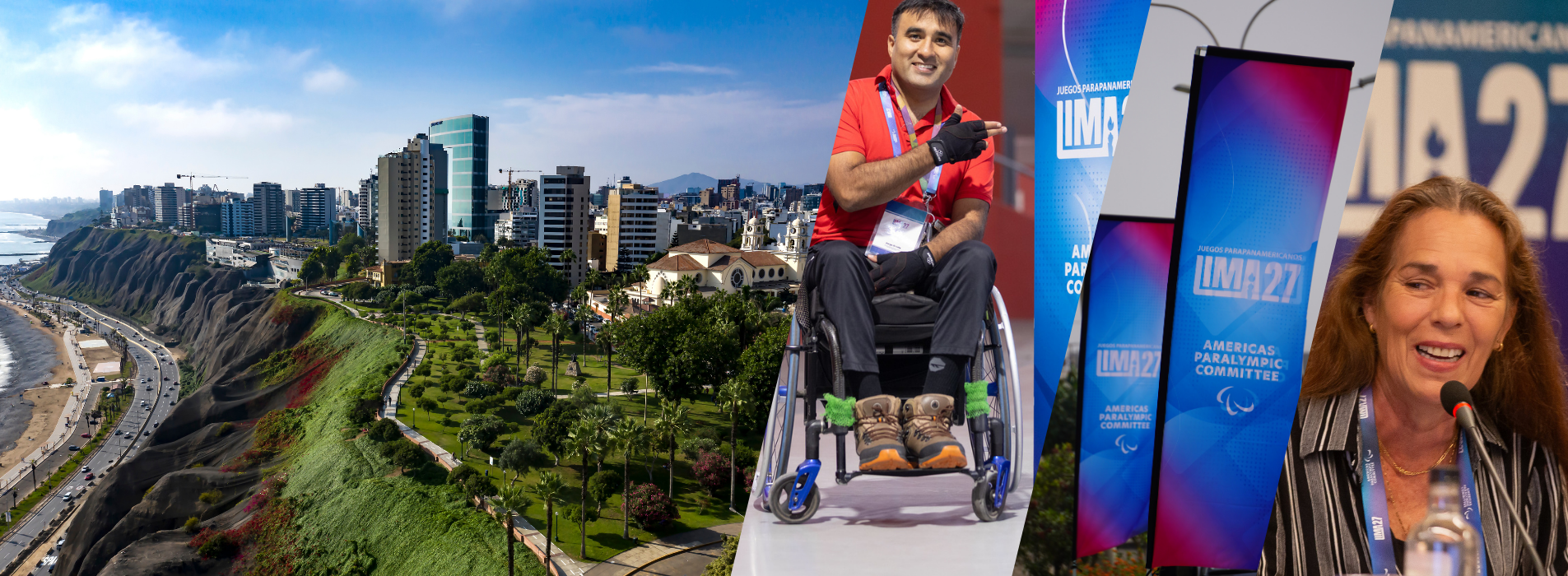 En la foto está lima, un para atleta peruano