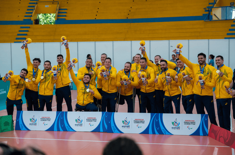 Brasil impone su ley en Valledupar 2026: doble corona en Golbol y Voleibol sentado