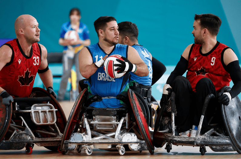 Brasil hace historia en el Mundial de rugby en silla de ruedas