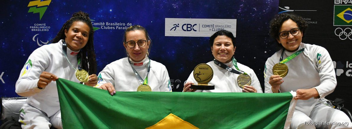 Colombia logra un doblete de oro y Brasil recupera el título femenino en el tercer día del Campeonato Americano de esgrima en silla de ruedas