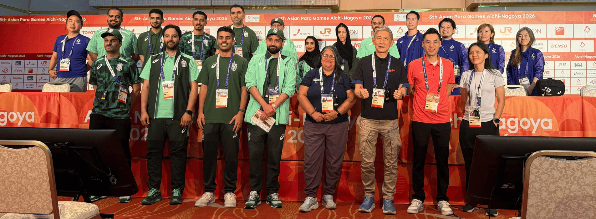 El AmPC y LA28 observan juntos los Asian Para Games
